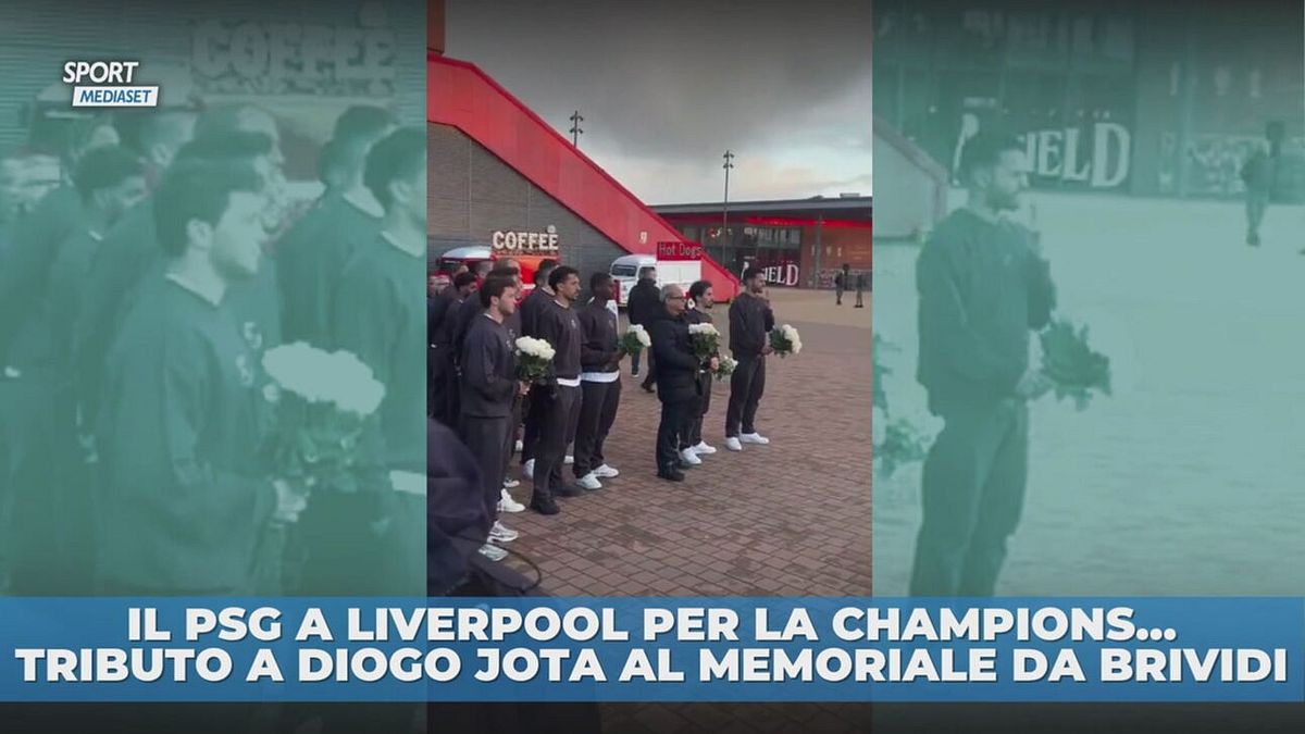 Psg ad Anfield: omaggio a Diogo Jota da brividi