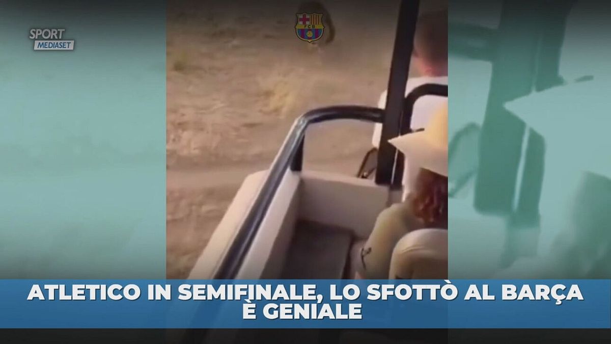 Barca eliminato, lo sfottò dell'Atletico è geniale