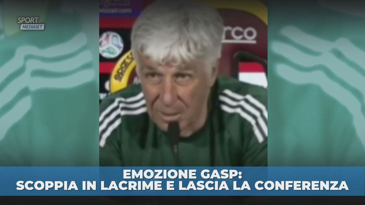 Gasperini scoppia in lacrime e lascia la conferenza