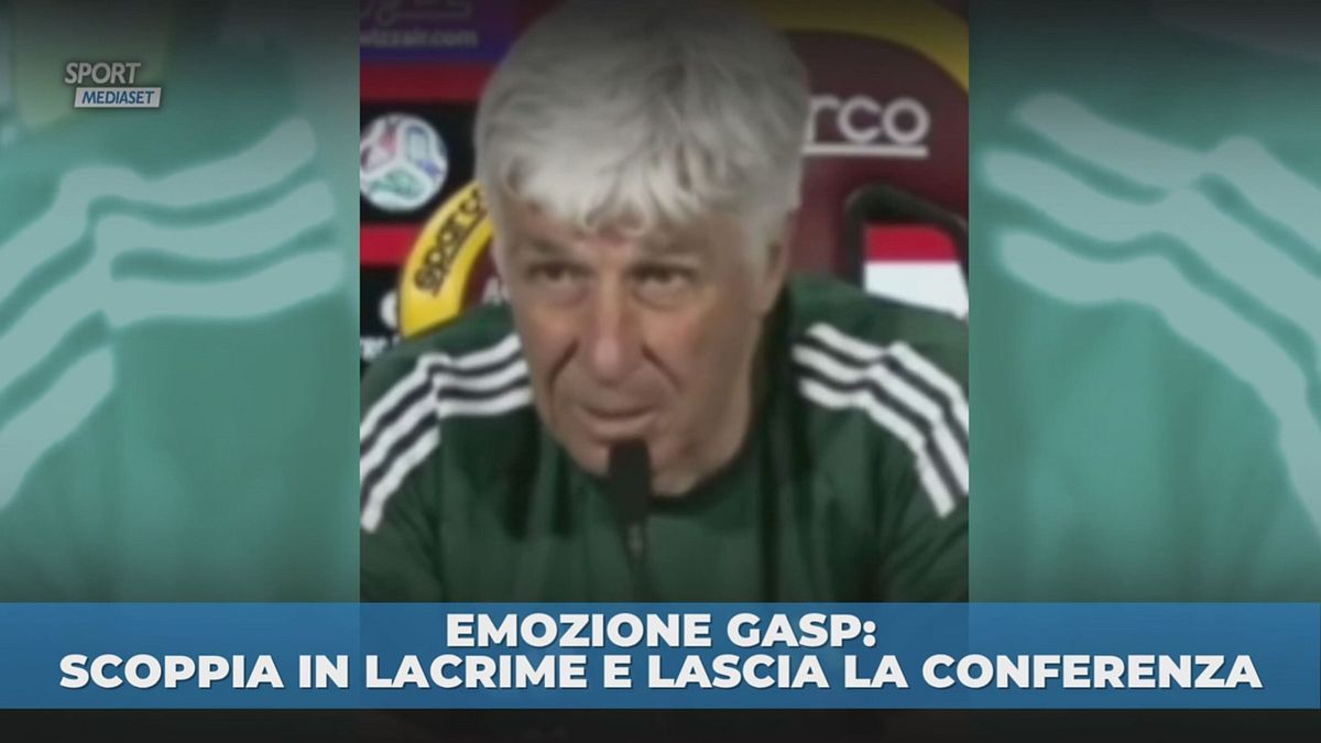 Gasperini scoppia in lacrime e lascia la conferenza