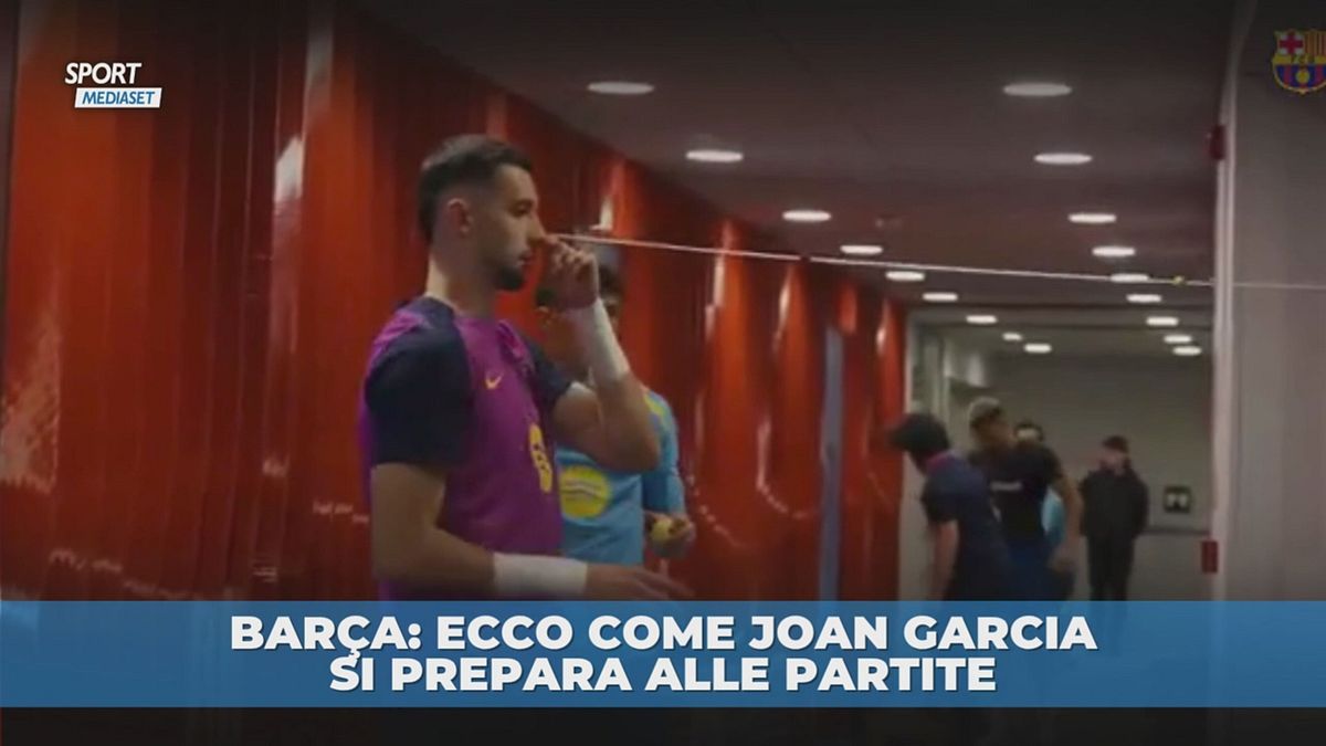 Il singolare allenamento di Joan Garcia