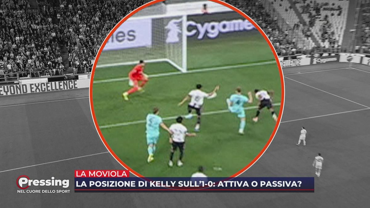 La moviola di Juve-Bologna: fuorigioco di Kelly sul gol di David?