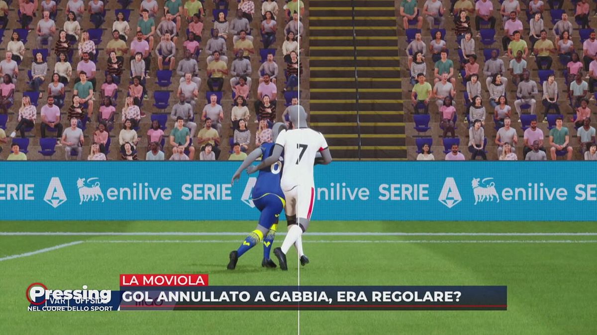 La moviola di Verona-Milan: giusto annullare il gol di Gabbia?