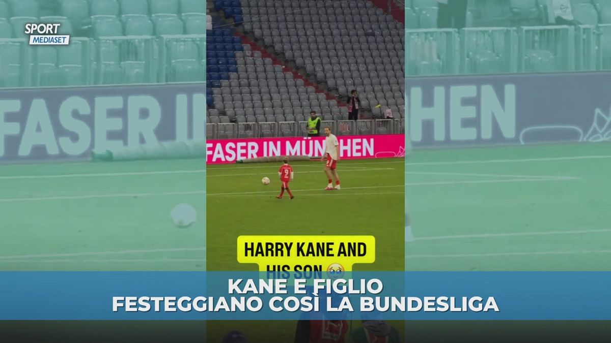 Kane, che emozione col figlio