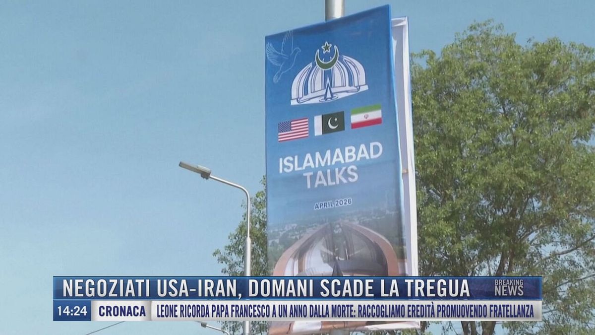 Breaking News delle 14.00 | Negoziati Usa-Iran, domani scade la tregua