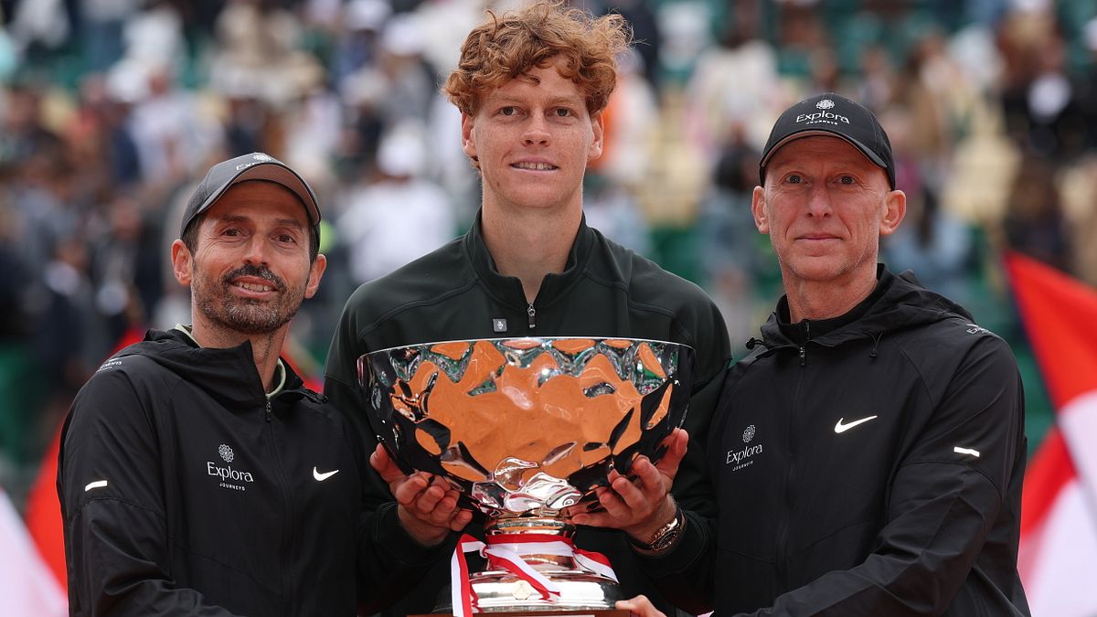  Jannik Sinner, Simone vagnozzi e Darren Cahill