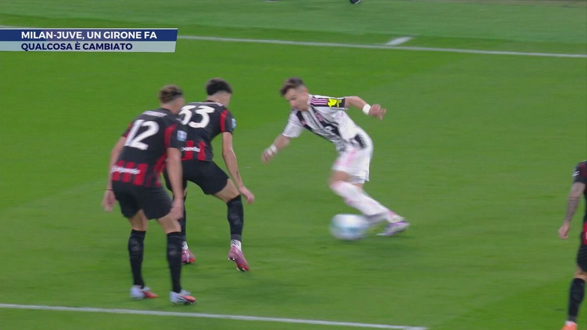 Milan-Juve, un girone fa