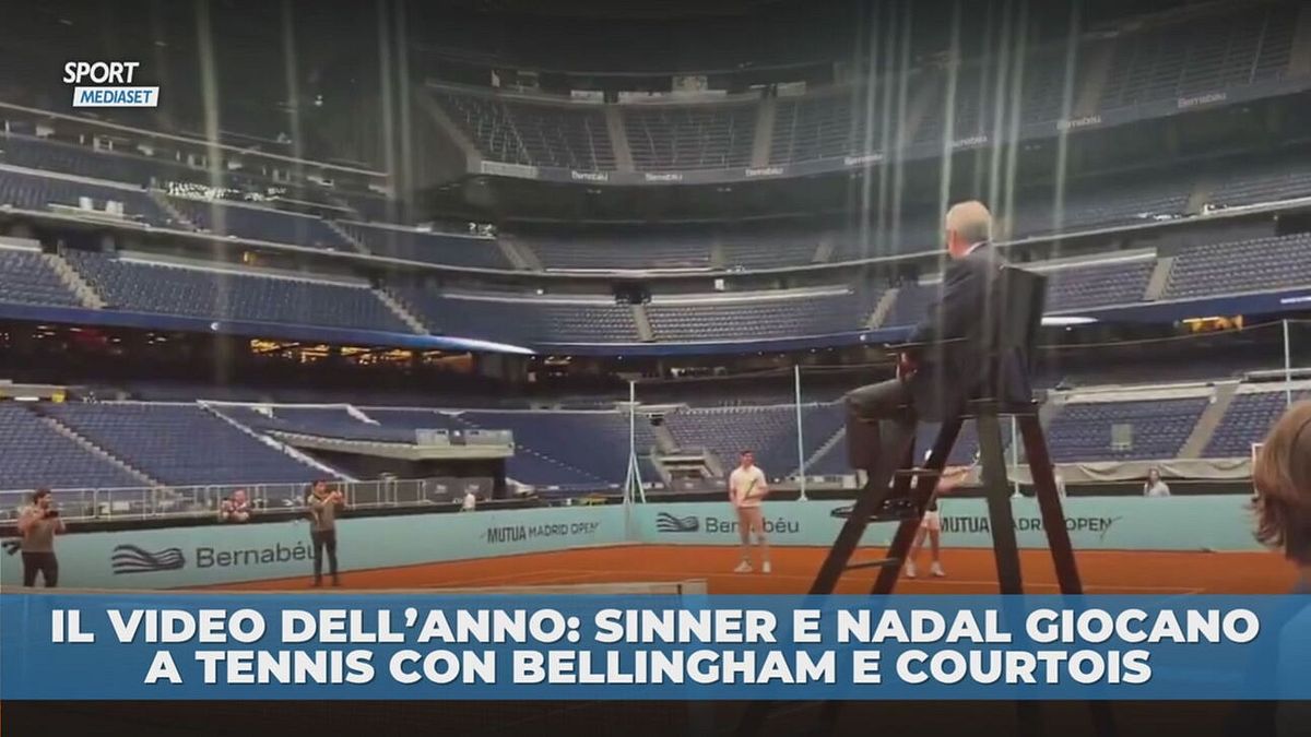 Sinner e Nadal VS Courtois-Bellingham