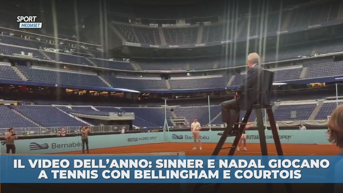 Sinner e Nadal VS Courtois-Bellingham
