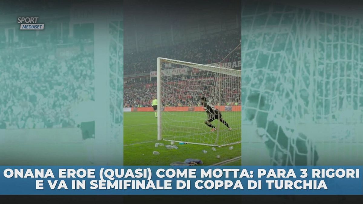 Onana (quasi) come Motta: para 3 rigori di fila