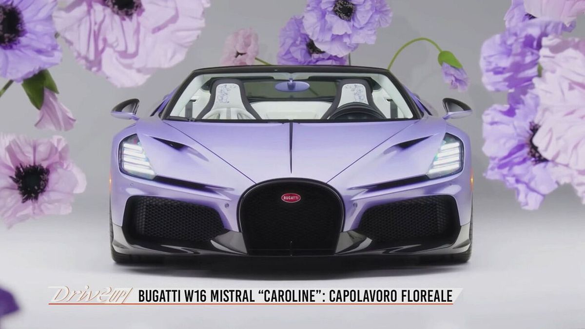 Bugatti W16 Mistral Caroline, dove l'arte incontra l'hypercar