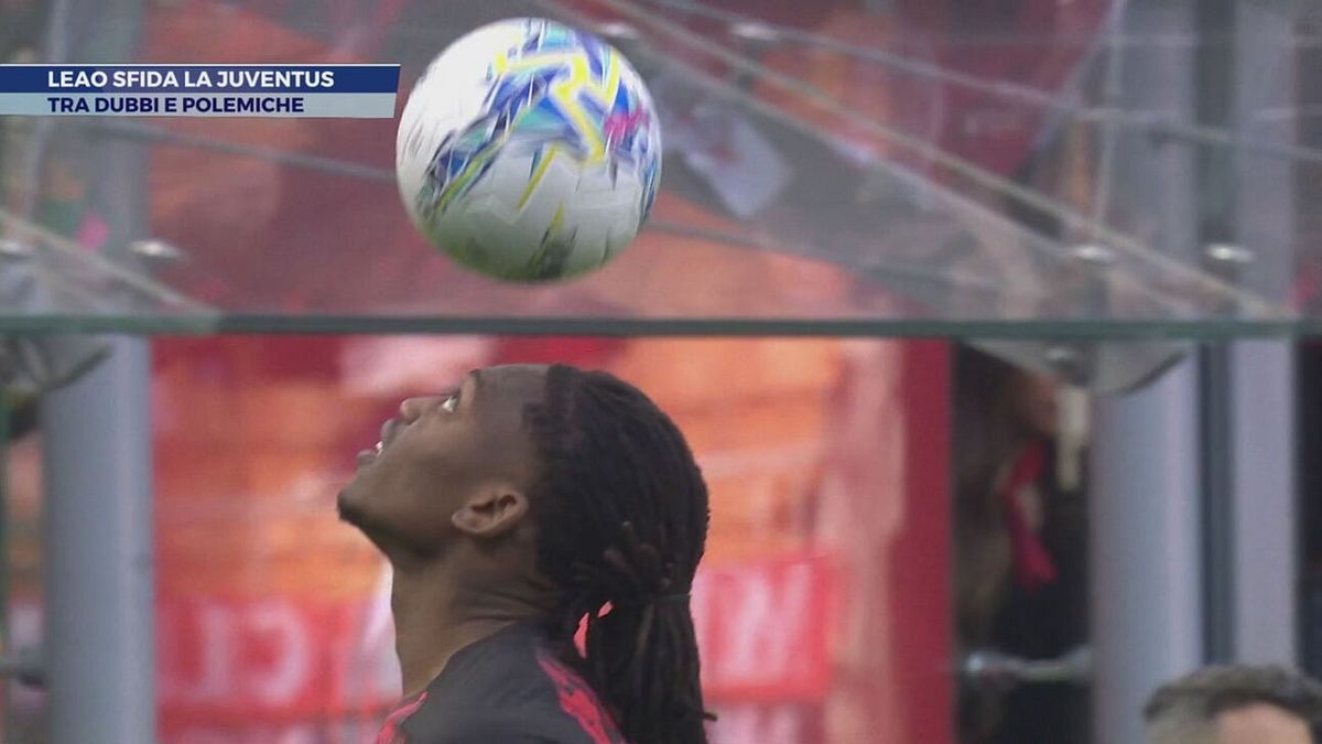 Leao sfida la Juventus