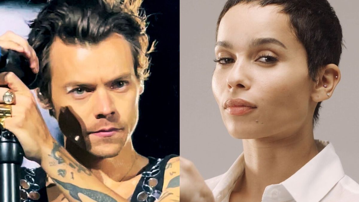 Harry Styles e Zoë Kravitz (Wikimedia Commons) 