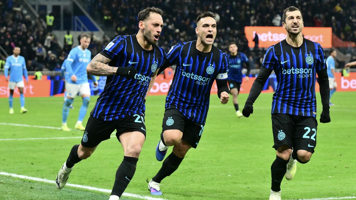Calhanoglu, Lautaro e Mkhitaryan