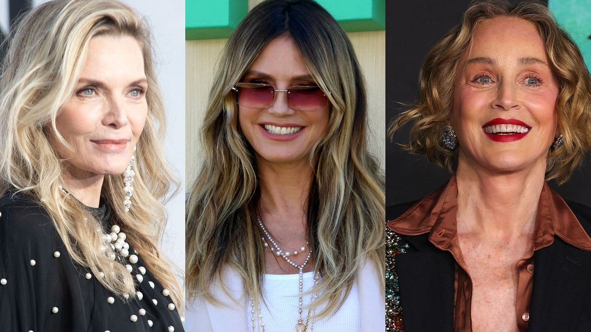 Le sfumature di biondo che illuminano il viso: Michelle Pfeiffer, Heidi Klum, Sharon Stone