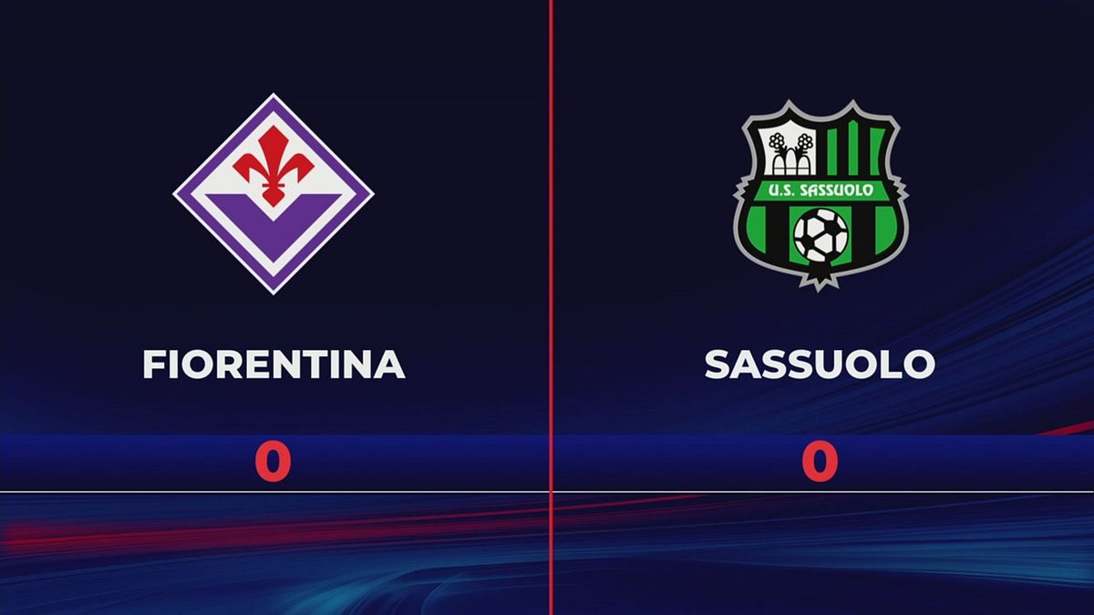 Fiorentina-Sassuolo 0-0: gli highlights