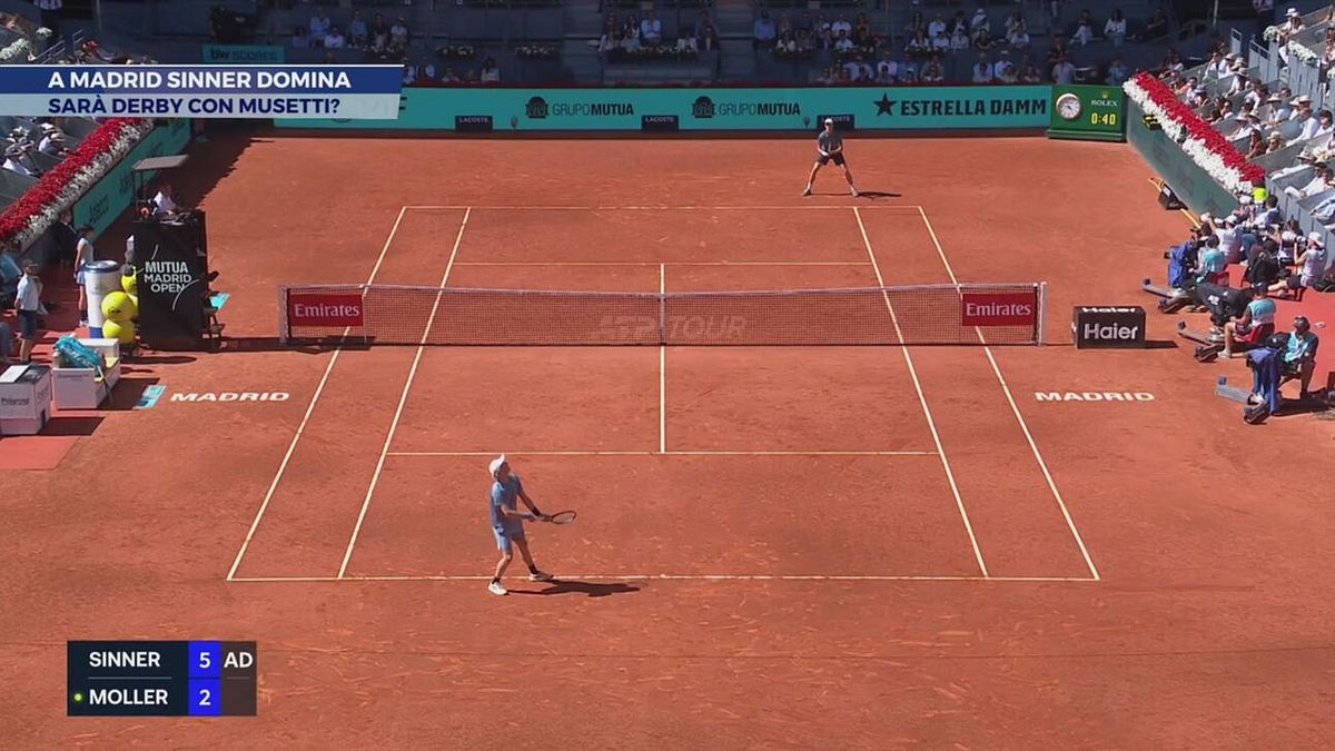 A Madrid Sinner domina