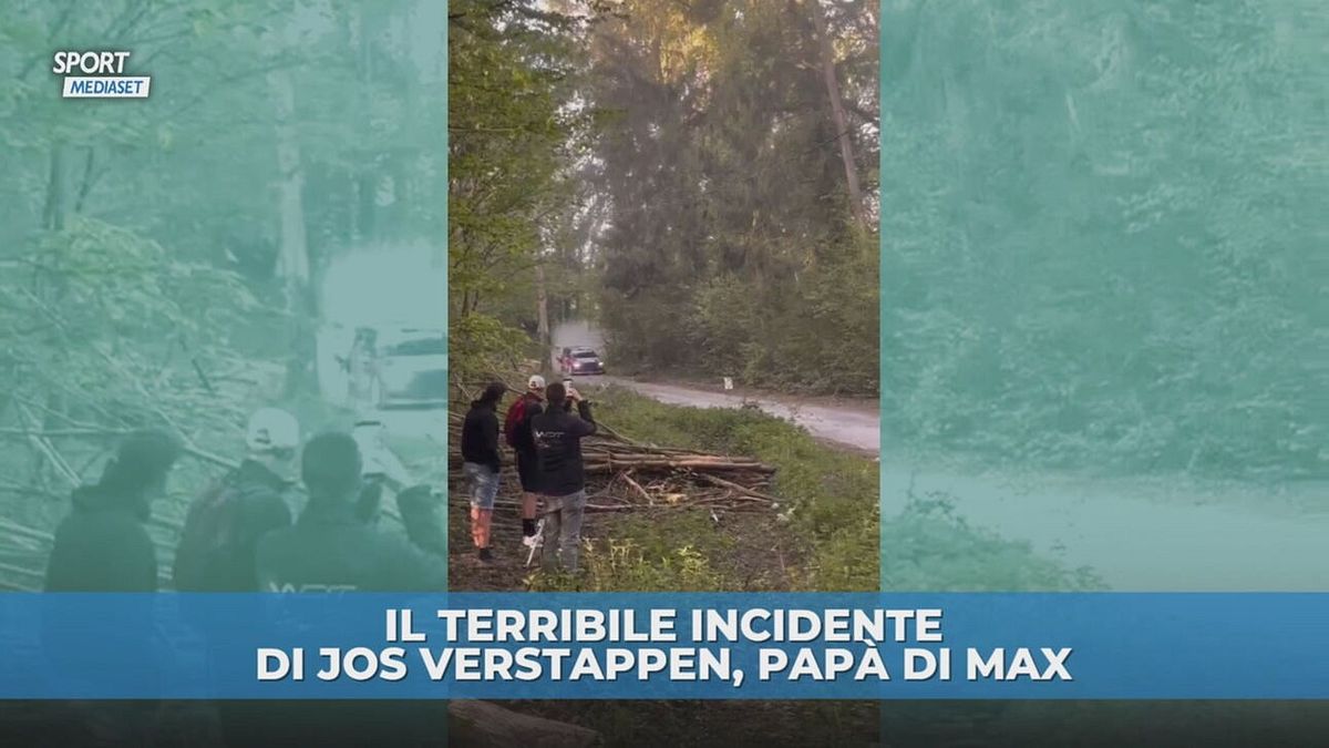 Il terribile incidente di Jos Verstappen