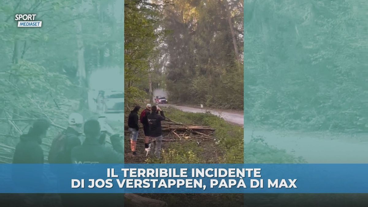 Il terribile incidente di Jos Verstappen