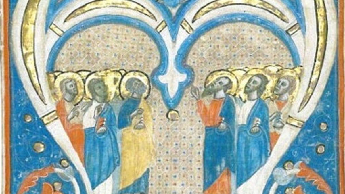  Frammento di pagina miniata – inchiostro, tempera e oro su pergamena, XIII sec.