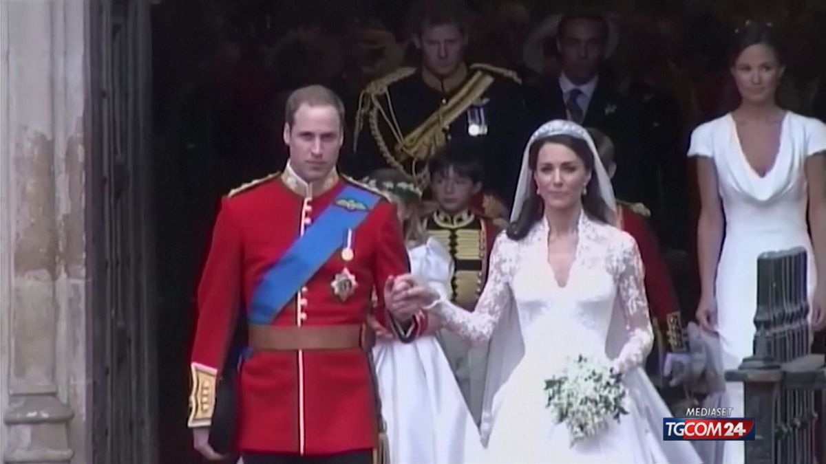 12.00 ANNIVERSARIO WILLIAM E KATE SRV