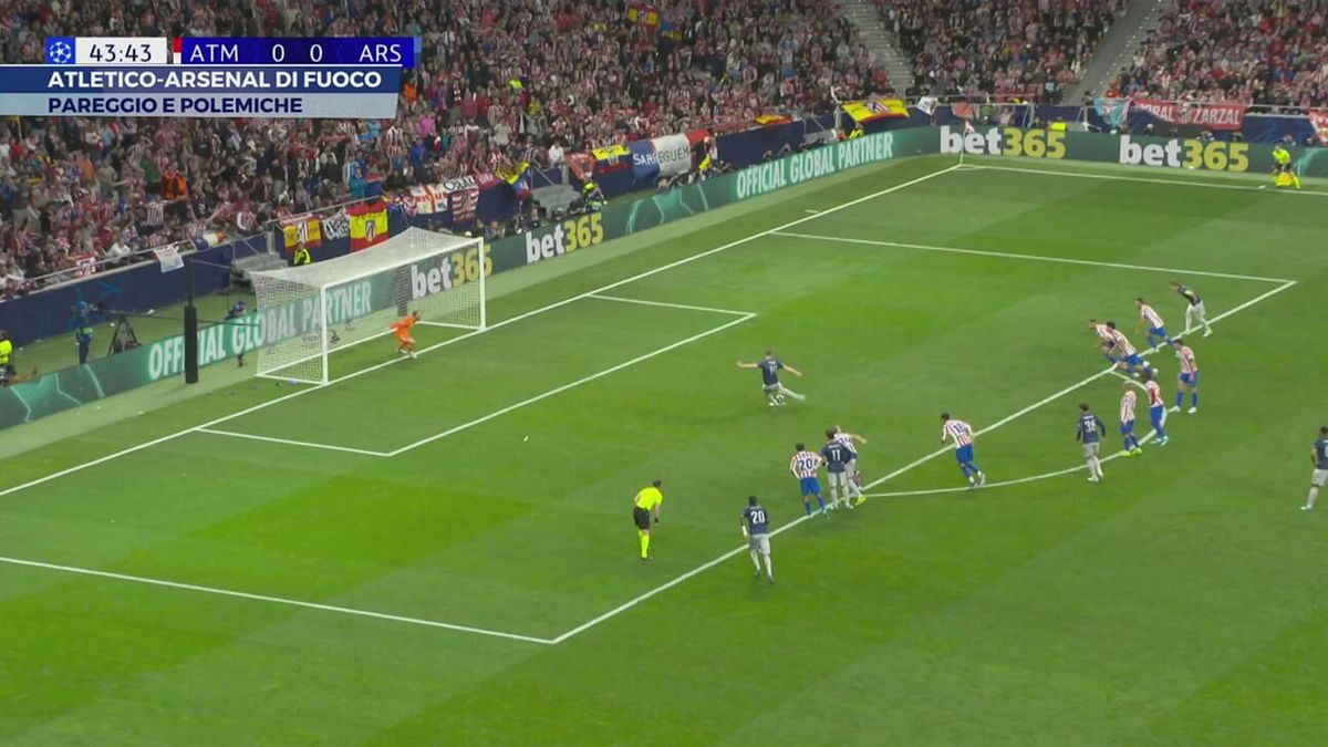 Atletico-Arsenal di fuoco