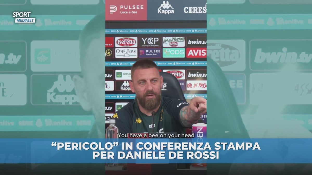 De Rossi minacciato in conferenza