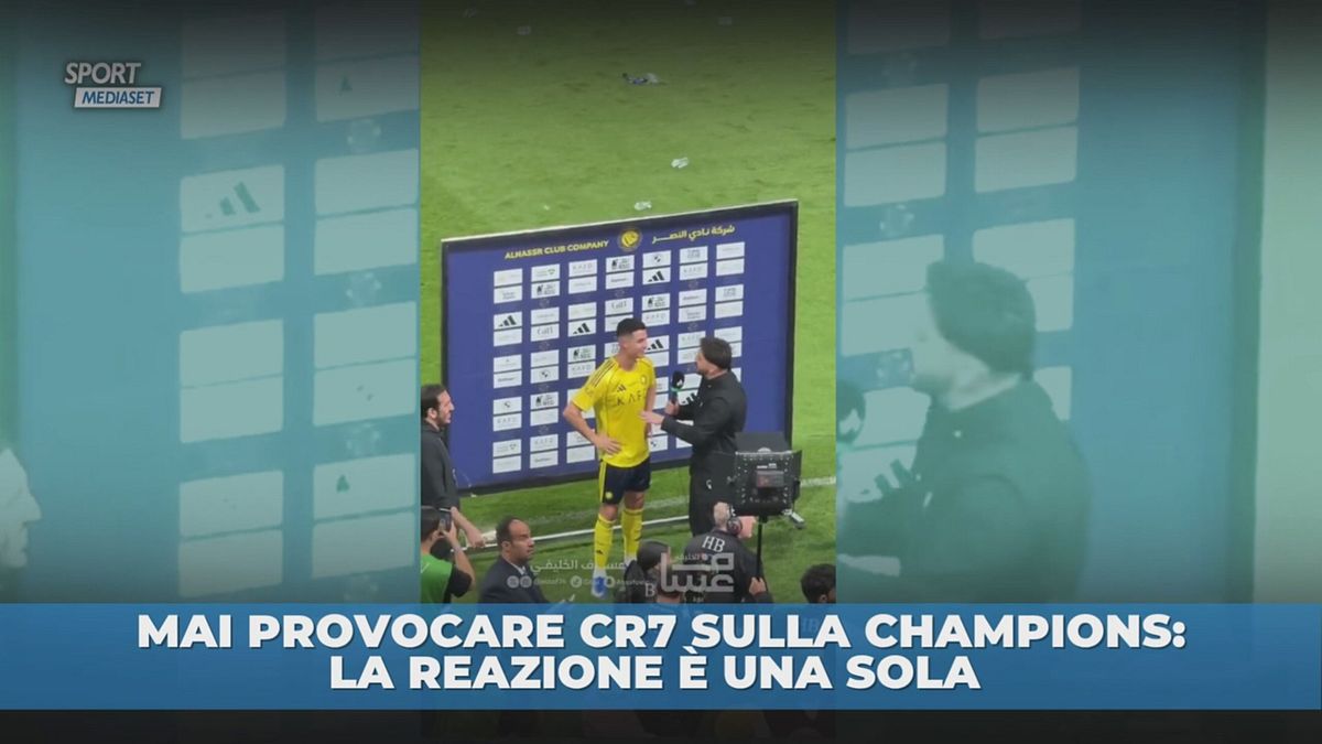 Tifosi provocano, CR7 li zittisce a modo suo
