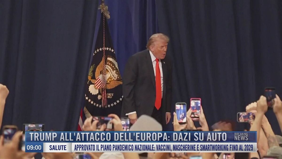 Breaking News delle 09.00 | Trump all'attacco dell'Europa: dazi su auto