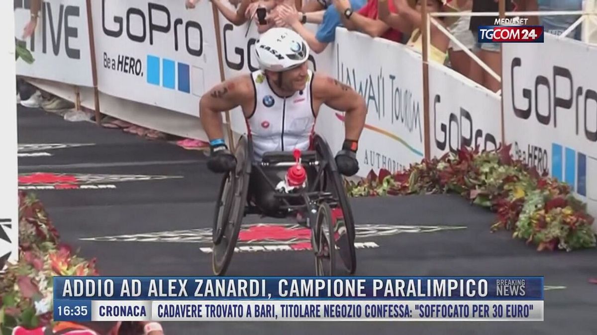 Breaking News delle 16.30 |  Addio ad Alex Zanardi, campione paralimpico