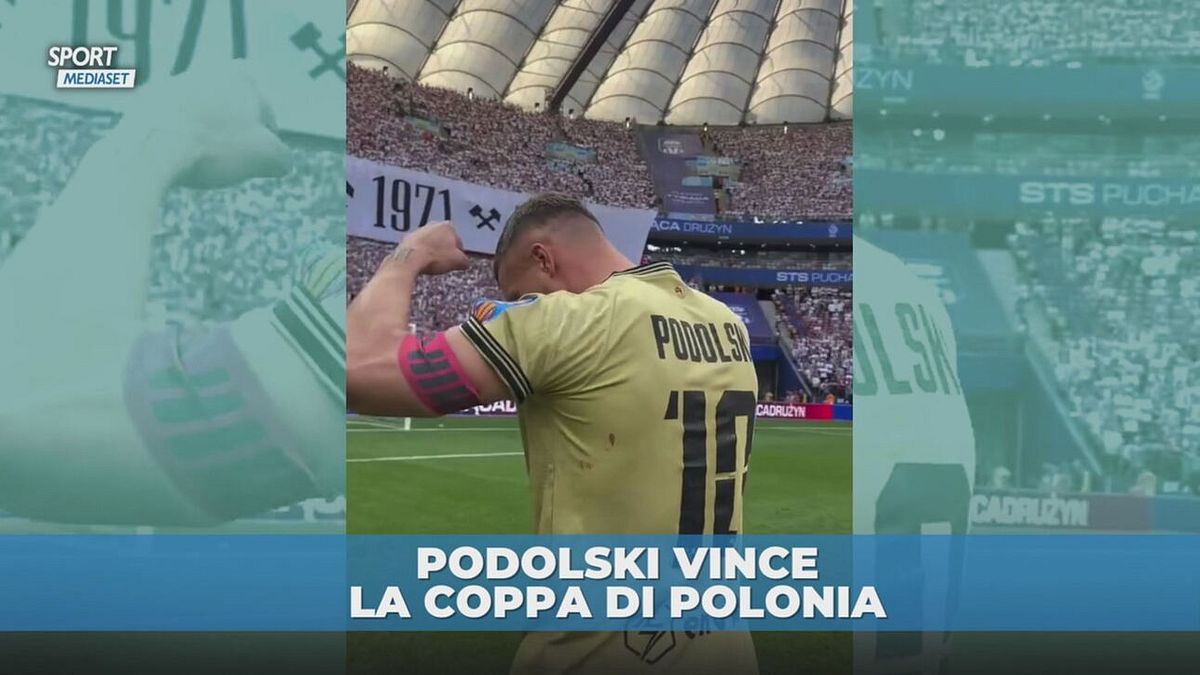 Podolski trionfa in Coppa di Polonia con il club tifato dalla famiglia