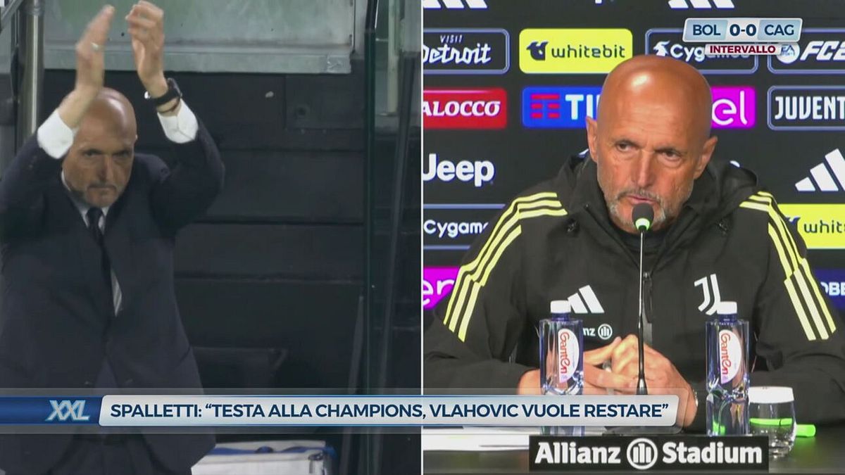 Spalletti: "Testa alla Champions, Vlahovic vuole restare"