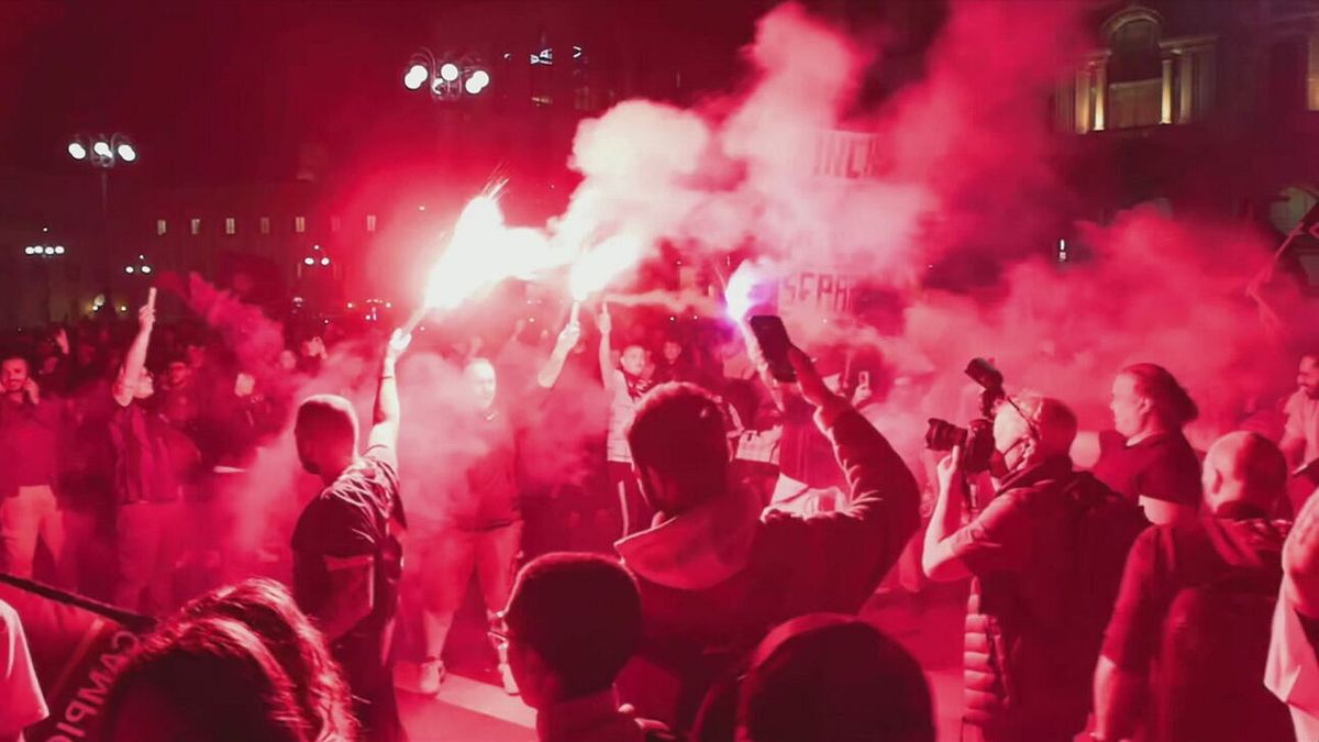 Inter, delirio Scudetto: Milano è tutta nerazzurra