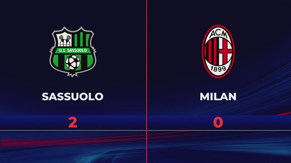 Sassuolo-Milan 2-0: gli highlights
