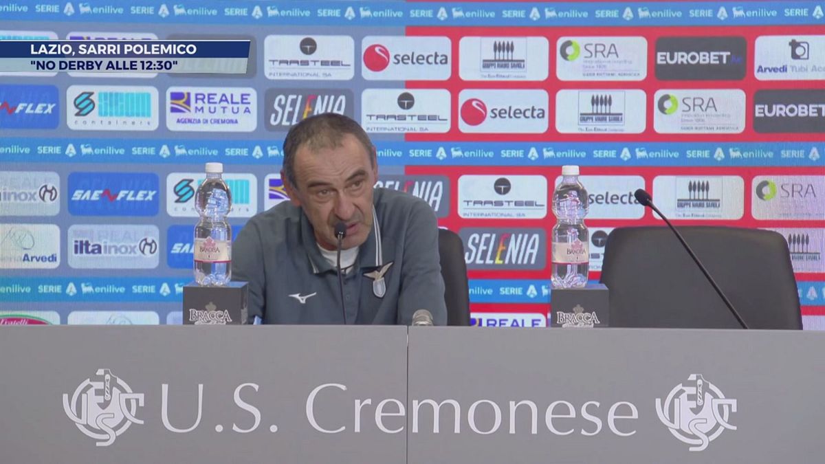 Lazio, Sarri polemico