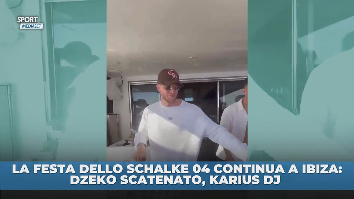 Schalke 04, la festa continua a Ibiza: Dzeko e Karius scatenati