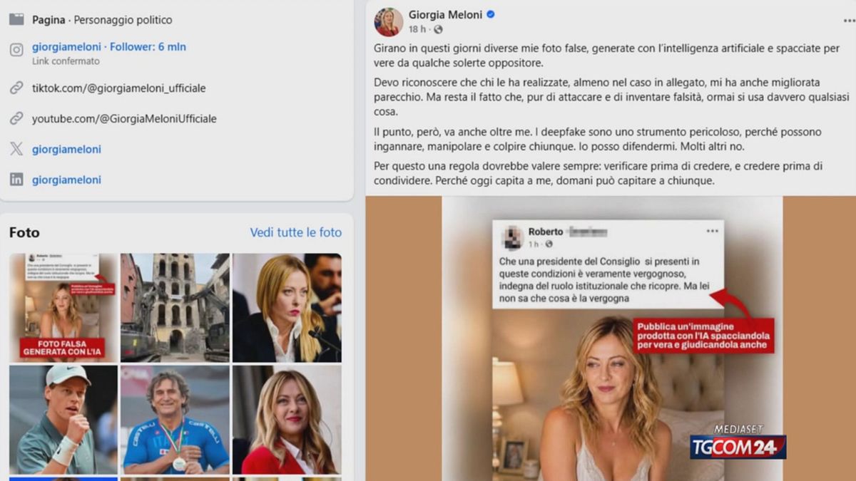 12.00 MELONI FAKE OPERAZIONE SOTTOVESTE SRV