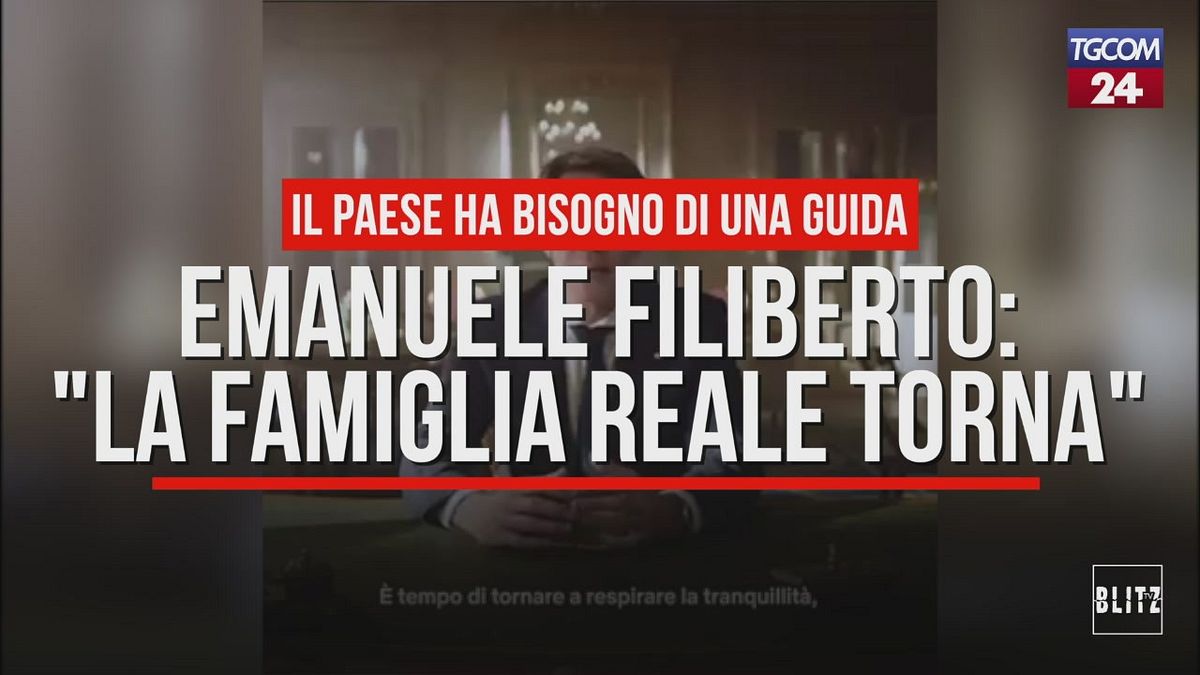 Emanuele Filiberto: "La famiglia reale torna"