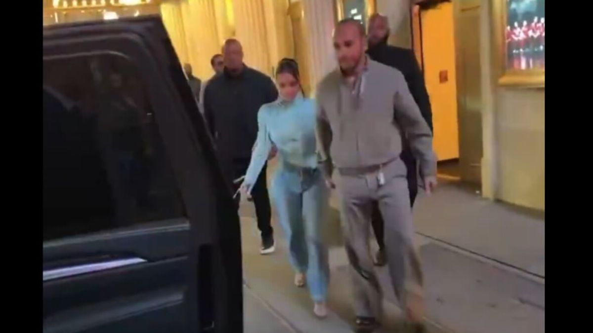 Kim Kardashian e Lewis Hamilton