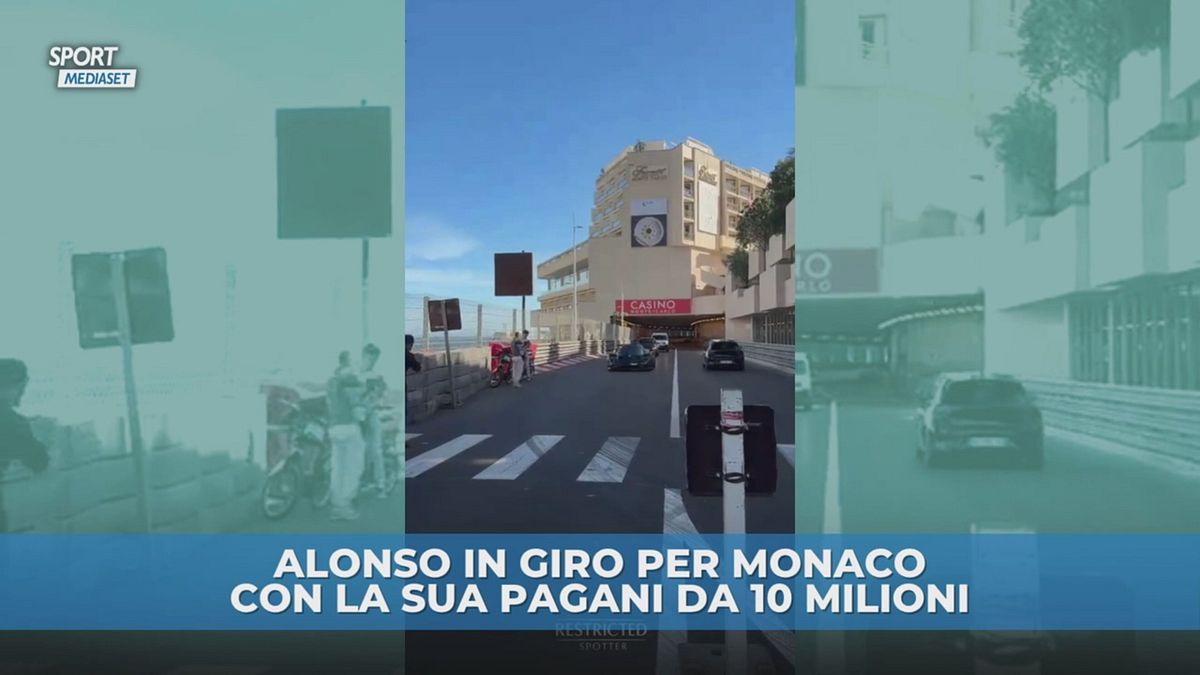 Alonso e la sua Pagani da 10 milioni