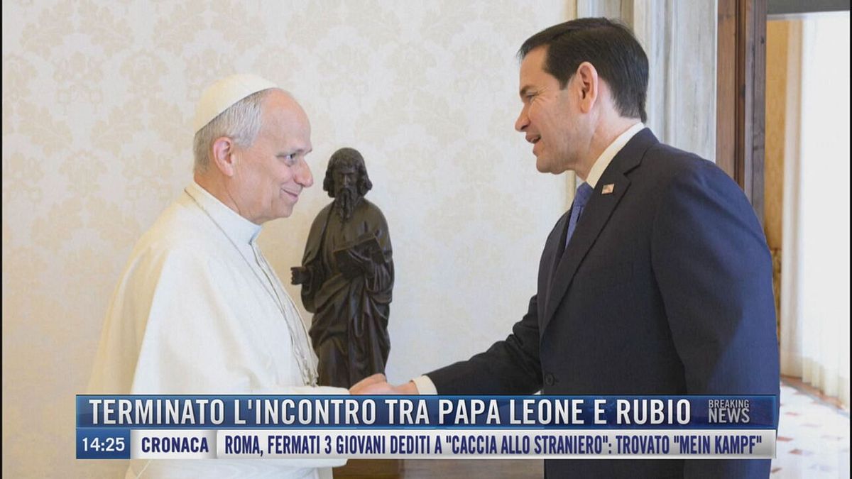 Breaking News delle 14.00 | Terminato l'incontro tra Papa Leone e Rubio