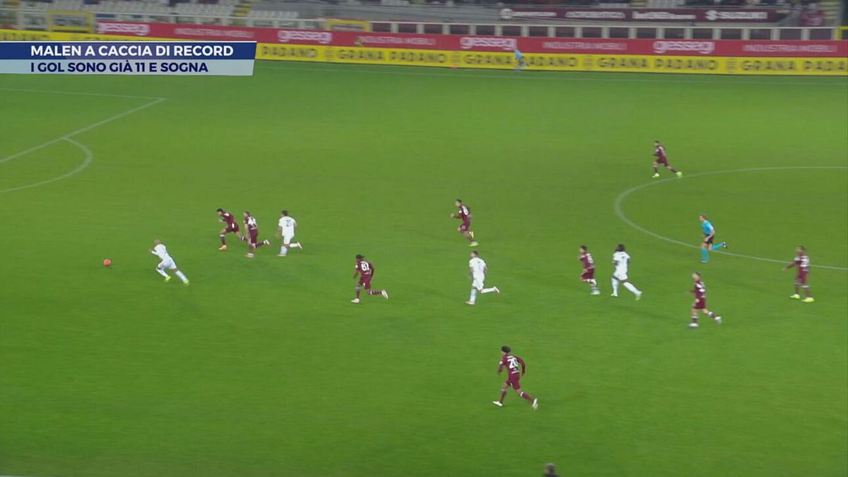 Malen a caccia di record