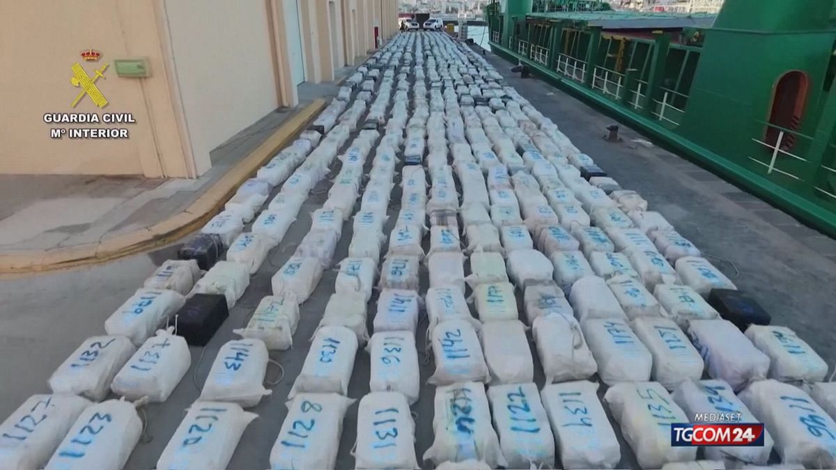 12.00 MCH SPAGNA, SEQUESTRO RECORD DI COCAINA MCH