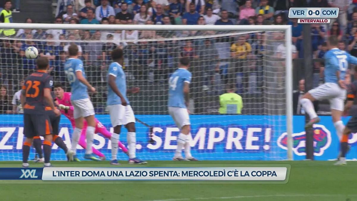 L'Inter doma una Lazio spenta
