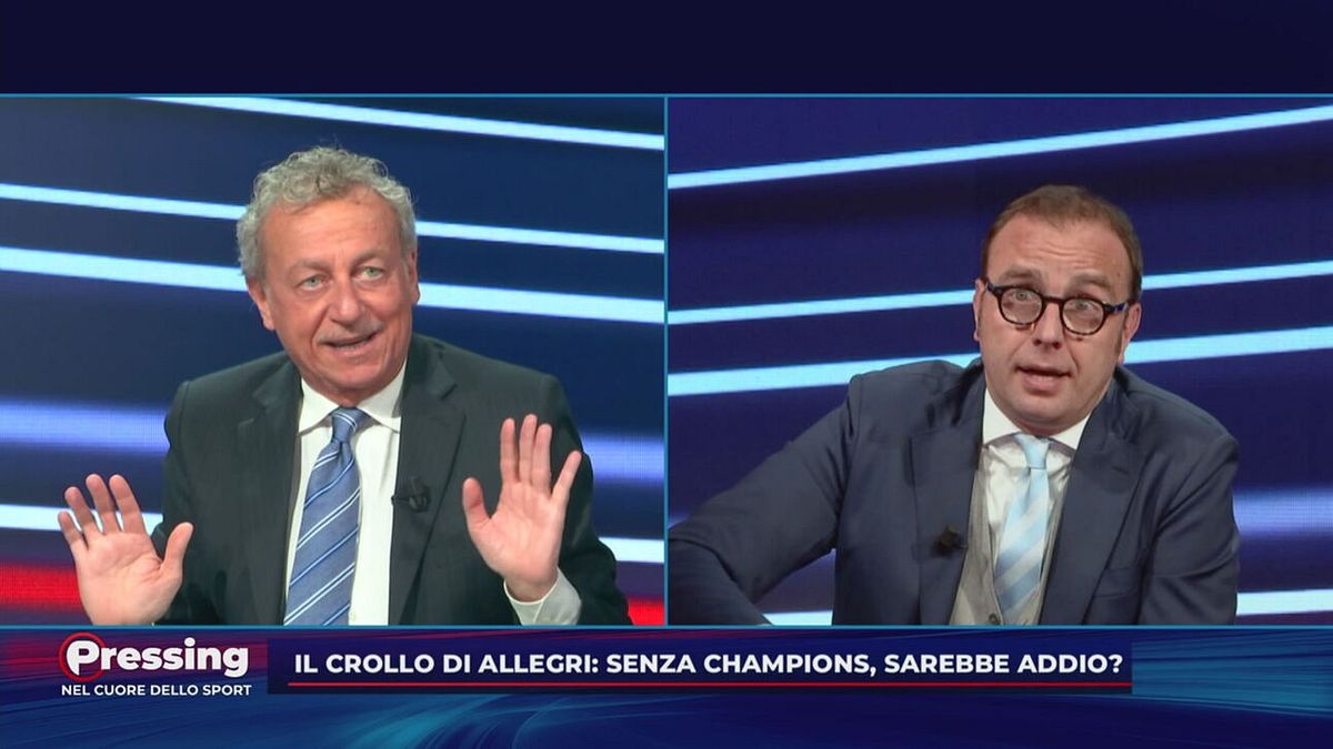 Trevisani: "Allegri non sta capendo niente!". E Sabatini: "Ma non hai neanche visto la partita..."