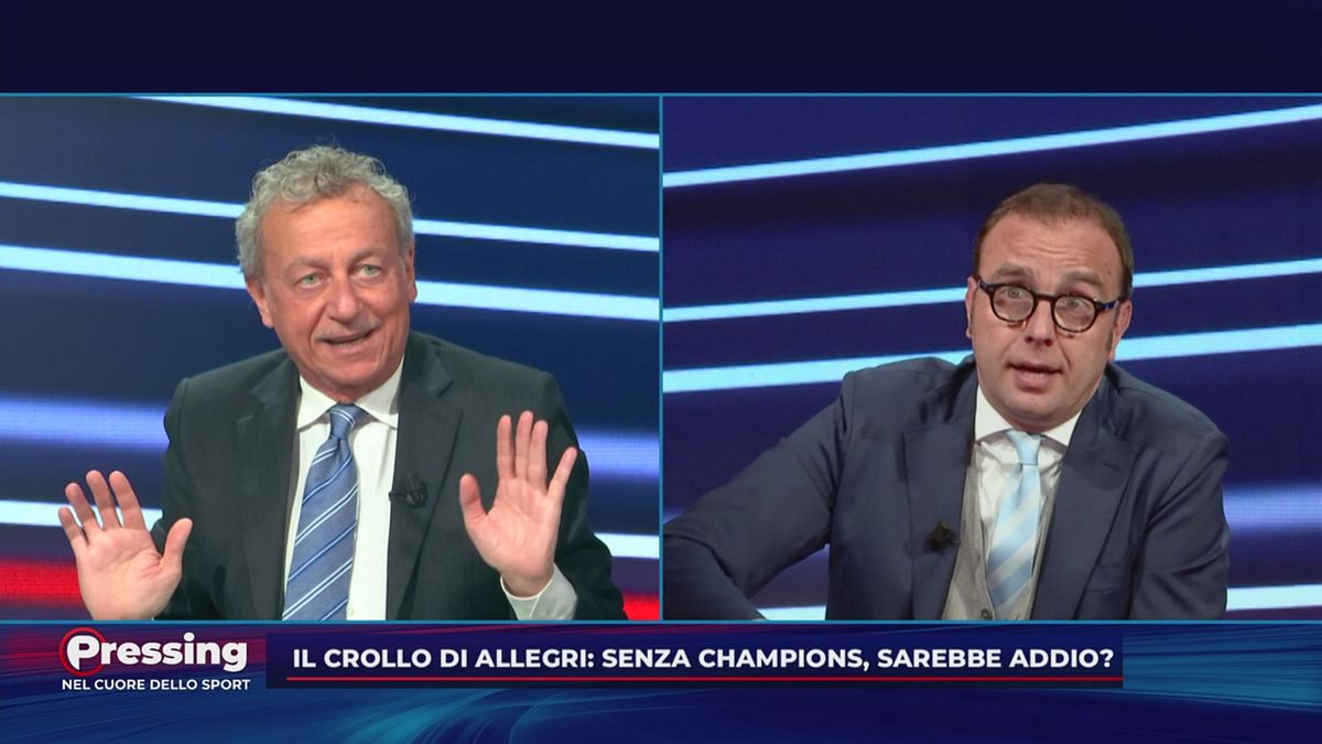 Trevisani: "Allegri non sta capendo niente!". E Sabatini: "Ma non hai neanche visto la partita..."