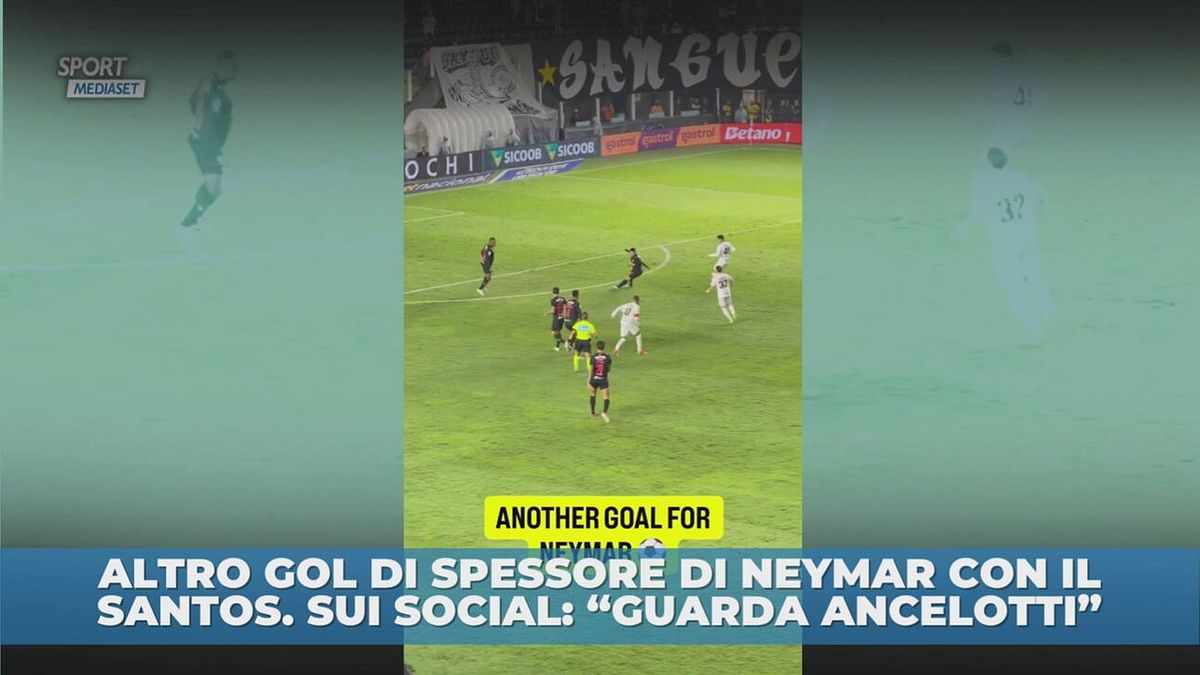 Neymar, gol favoloso. Sui social: "Guarda Ancelotti"