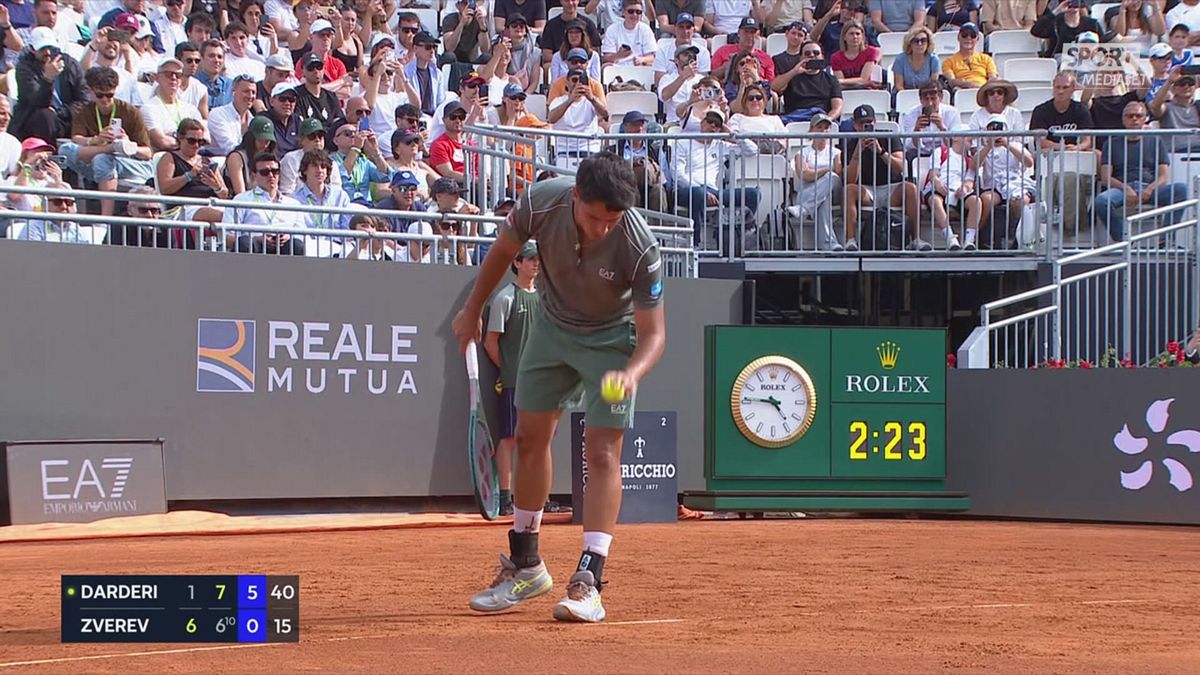 MCH DARDERI BATTE ZVEREV 12/5 MCH