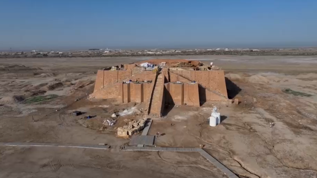Il restauro della Ziggurat di Ur, patrimonio Unesco