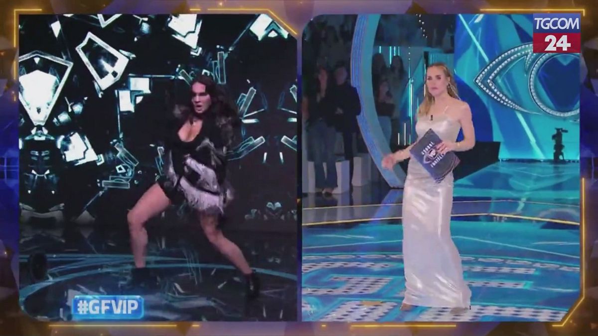 "Grande Fratello Vip", Ilary Blasi imita i passi della coreografia di Francesca Manzini